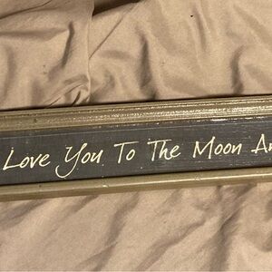 Charming Black and Gold Wall Sign